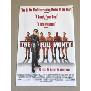 Handbill (แฮนด์บิลล์) หนัง “The Full Monty” ใบปิดไทย จากค่ายหนัง ราคา 120 บาท