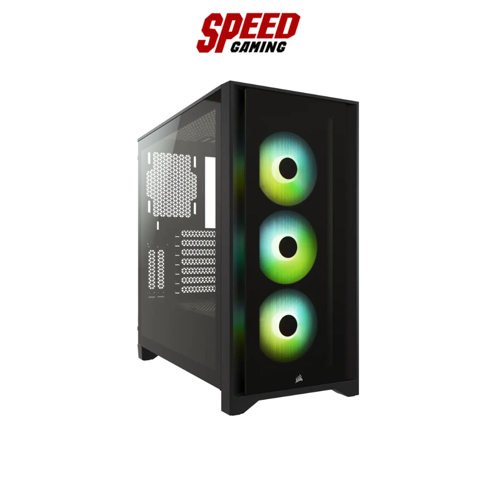 CORSAIR CASE (เคสคอมพิวเตอร์) iCUE 4000X RGB TG Black / By Speed Gaming
