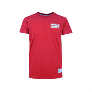 Hybrid T-shirt Men ไฮบริดเสื้อยืดผู้ชายแขนสั้น สีแดง(Red)MTS-1351-RD