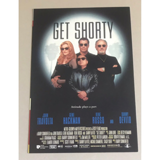 Handbill (แฮนด์บิลล์) หนัง “Get Shorty” ใบปิดไทย จากค่ายหนัง ราคา 120 บาท