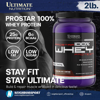 💜ULTIMATE NUTRITION💜 PROSTAR 100% WHEY PROTEIN [2 lb] เวย์โปรตีน เสริมสร้างกล้ามเนื้อ