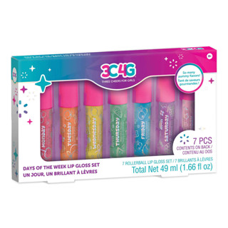 MIR10049 3C4G DAYS OF THE WEEK LIP GLOSS SET