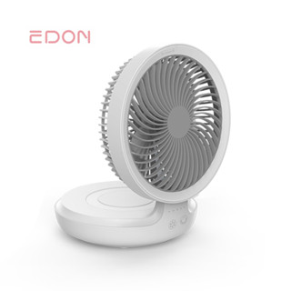 EDON E808 Air Circulating Fan White พัดลมพกพา รับประกัน 1 ปี By Mac Modern