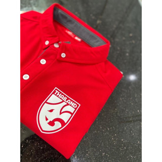 Eepro1321 เสื้อโปโลคอปกกระดุม5เม็ดโลโก้ใหม่มีขอบ