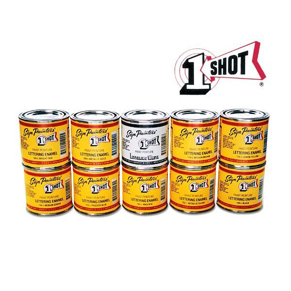 1 Shot Lettering Enamels 236ml [IG1S]