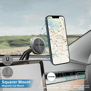 Capdase ที่ติดมือถือในรถ แบบแม่เหล็ก รุ่นSQUARER Magnetic Car Mount Vent Base - T-140 Tesla Model 3/Y