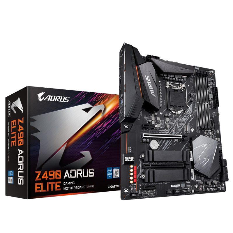 MAINBOARD (เมนบอร์ด) 1200 GIGABYTE Z490 AORUS ELITE ตัวท็อป พร้อมส่ง
