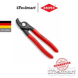 KNIPEX กรรไกรตัดสายเคเบิ้ล 95 11 165 SB ขนาด 165 มิล ( ด้ามพลาสติก )