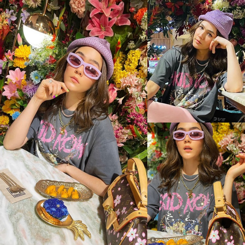 เสื้อยืดโอเวอร์ไซส์ ลายSKID ROW สุดเท่