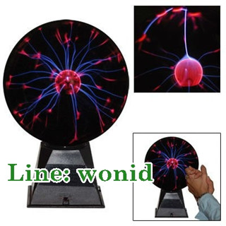 ลูกบอลพลาสมา 8 นิ้ว เต้นตามจังหวะเพลง 8 INCH. IONIZED PLASMA  BALL VOICE ACTIVATED