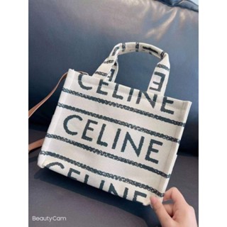 กระเป๋าซีลิน C I L I N I E totebag กระเป๋าสะพายทรงเหลี่ยม กระเป๋าผ้าแคนวาส