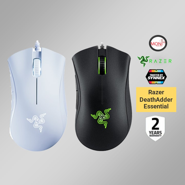 [ประกันศูนย์ 2 ปี] Razer DeathAdder Essential Wire Gaming Mouse เซ็นเซอร์ออปติคัล 6,400 DPI