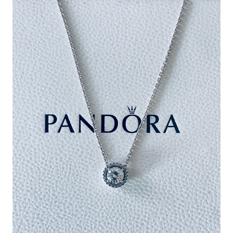 Pandora แท้💯% สร้อยคอพร้อมจี้ like new
