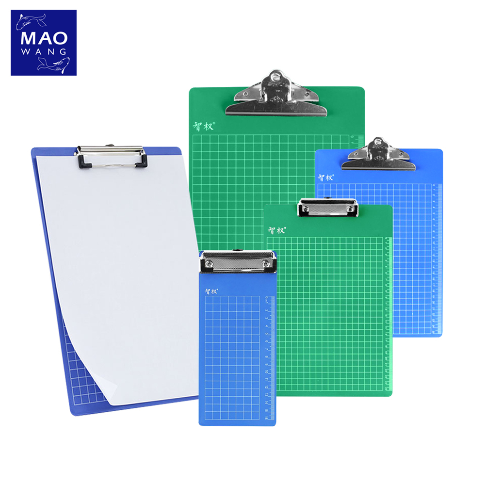 MAO แผ่นรองเขียน กระดานรองเขียน คลิปบอร์ดพลาสติก A4 / A5 กระดานหนีบ