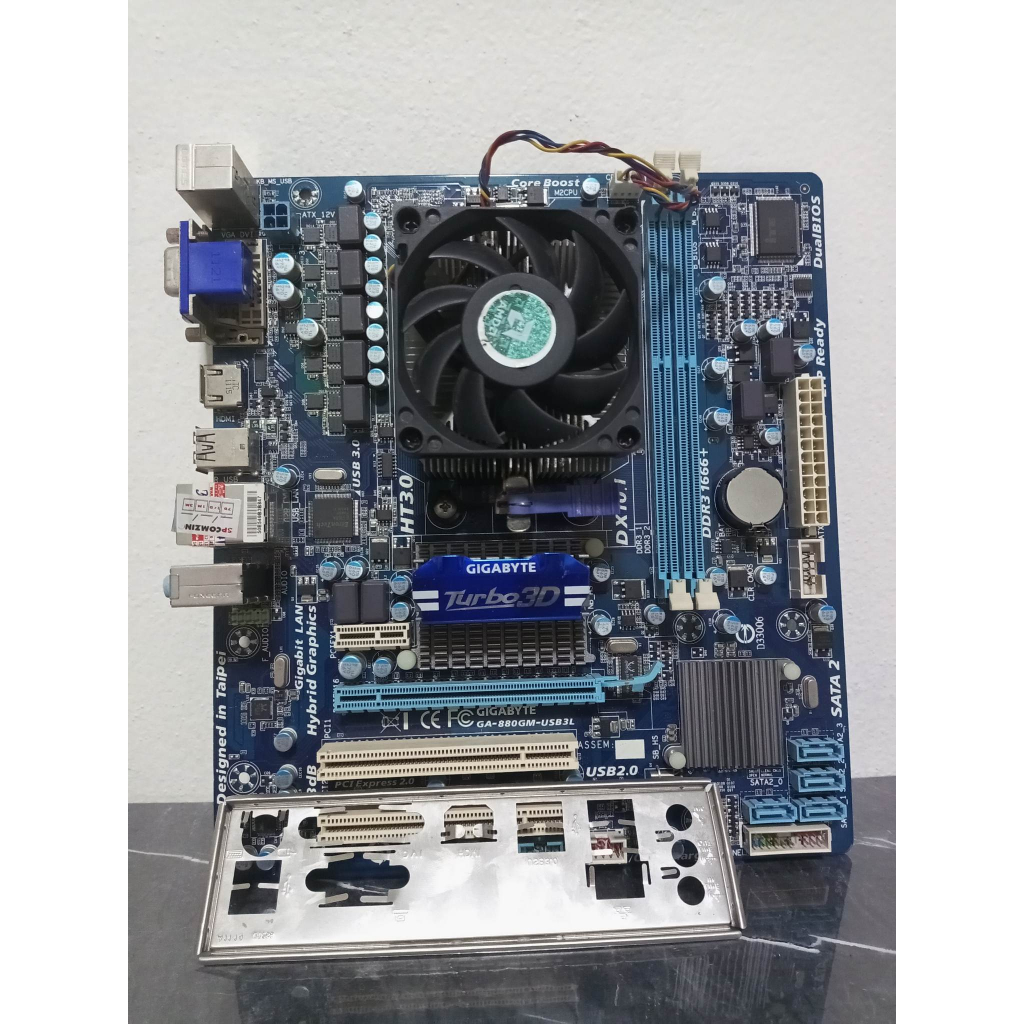 เมนบอร์ด Am3+ พร้อมCpu Fx6300 6c6t แรงๆ