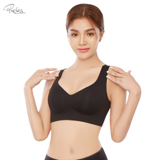 Presea บราไร้โครง Refreshing Bra สีดำ(Black) MA1515