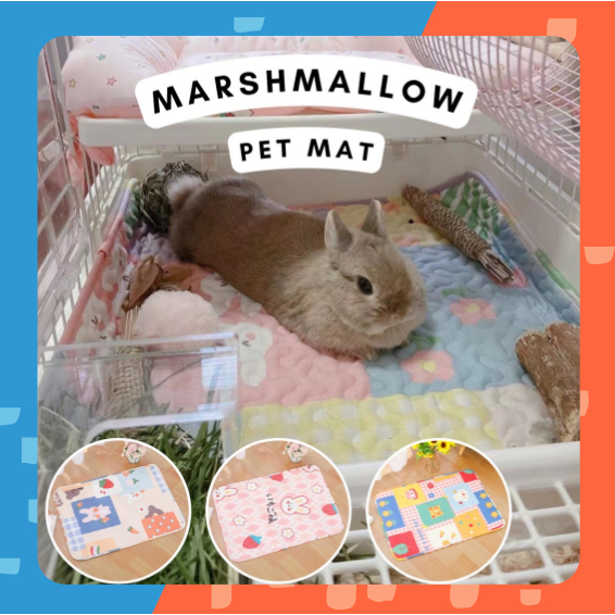 [  พร้อมส่ง] เบาะนอนแมว Marshmallow Pet Mat ที่นอนหมา ที่นอนสุนัข กระต่าย