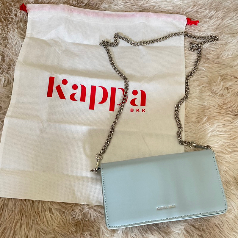 Kappa.BKK รุ่น Jan Clutch สีฟ้า มือหนึ่ง