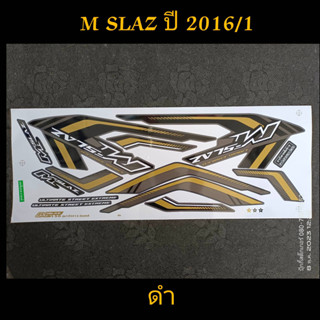 สติ๊กเกอร์ M SLAZ ปี 2016 รุ่น 1 ดำ