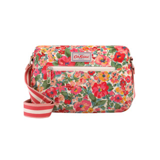 Cath KidstonDouble Zip Bag Small Painted Bloom Warm Cream