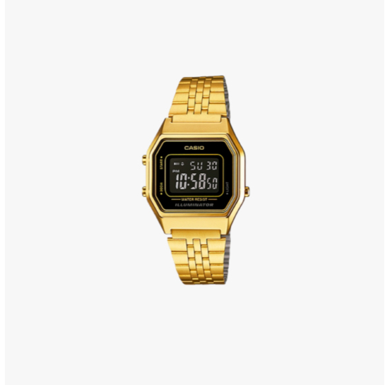 [ประกันร้าน] Casio นาฬิกาข้อมือ รุ่น LA680WGA-1BDF-S Vintage Gold