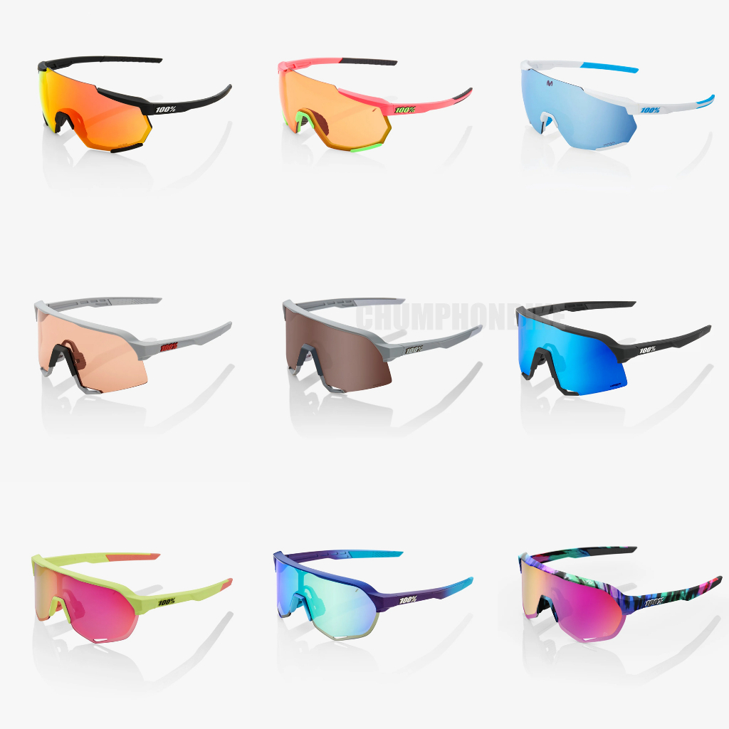 แว่นตาปั่นจักรยาน 100% ของแท้ S2 SpeedCraft SL Racetrap Glendale