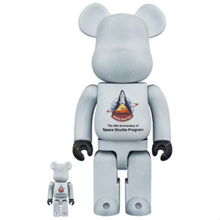 (ของแท้) Bearbrick NASA Space Shuttle (40th Anniversary) 400%+100% แบร์บริค Be@rbrick by Medicom Toy ของใหม่ มือ 1