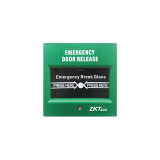 ZKTECO Emergency Break Glass รุ่น ZK-ABK900A-G (สีเขียว) ของแท้