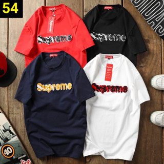 เสื้อยืด Supreme 🏷️ Cotton 💯 เสื้อยืดคอกลม | เสื้อยืดแบรนด์เนม