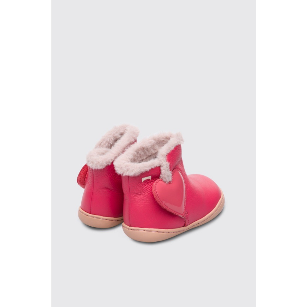 รองเท้าเด็กมือสอง แบรนด์ CAMPER for Kids ไซส์ EU23, US7 สีชมพูลายหัวใจ