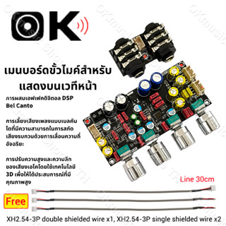 ZK AMP แอมป์จิ๋วคาราโอเกะ ปรีไมค์แอมจิ๋ว ปรีไมค์คาราโอเกะ คาราโอเกะ บอร์ดก้อง ไมค์โครโฟน K ร้องเพลง พรีเอฟเฟคบอร์ด DSP