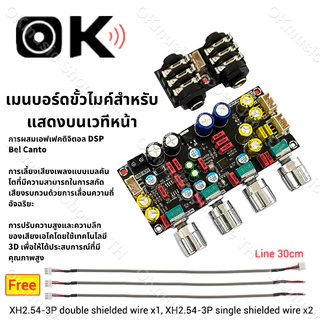 ZK AMP 2G แอมป์จิ๋วคาราโอเกะ ปรีไมค์แอมจิ๋ว ปรีไมค์คาราโอเกะ คาราโอเกะ บอร์ดก้อง ไมค์โครโฟน ร้องเพลง พรีเอฟเฟคบอร์ด DSP