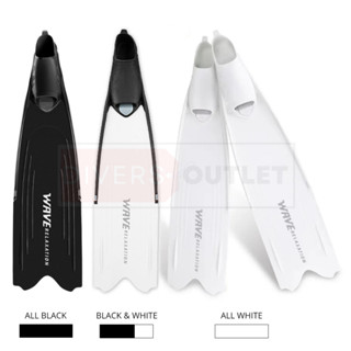 WAVE Freediving fins ฟินฟรีไดฟ์ ฟินดำน้ำ แบบตัวเปล่า (พร้อมส่ง)