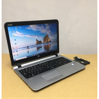 โน๊ตบุ๊คมือสอง HP Probook 450 G3 Corei3-6100M(RAM:4gb/HDD:500gb)จอใหญ่15.6นิ้ว