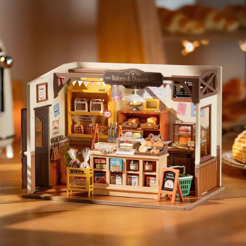 ส่งด่วน กทม. 🚀 ร้านเบเกอรี่ บ้านตุ๊กตา DIY ประกอบเอง Becka's Baking House ประกอบง่าย Rolife DG161