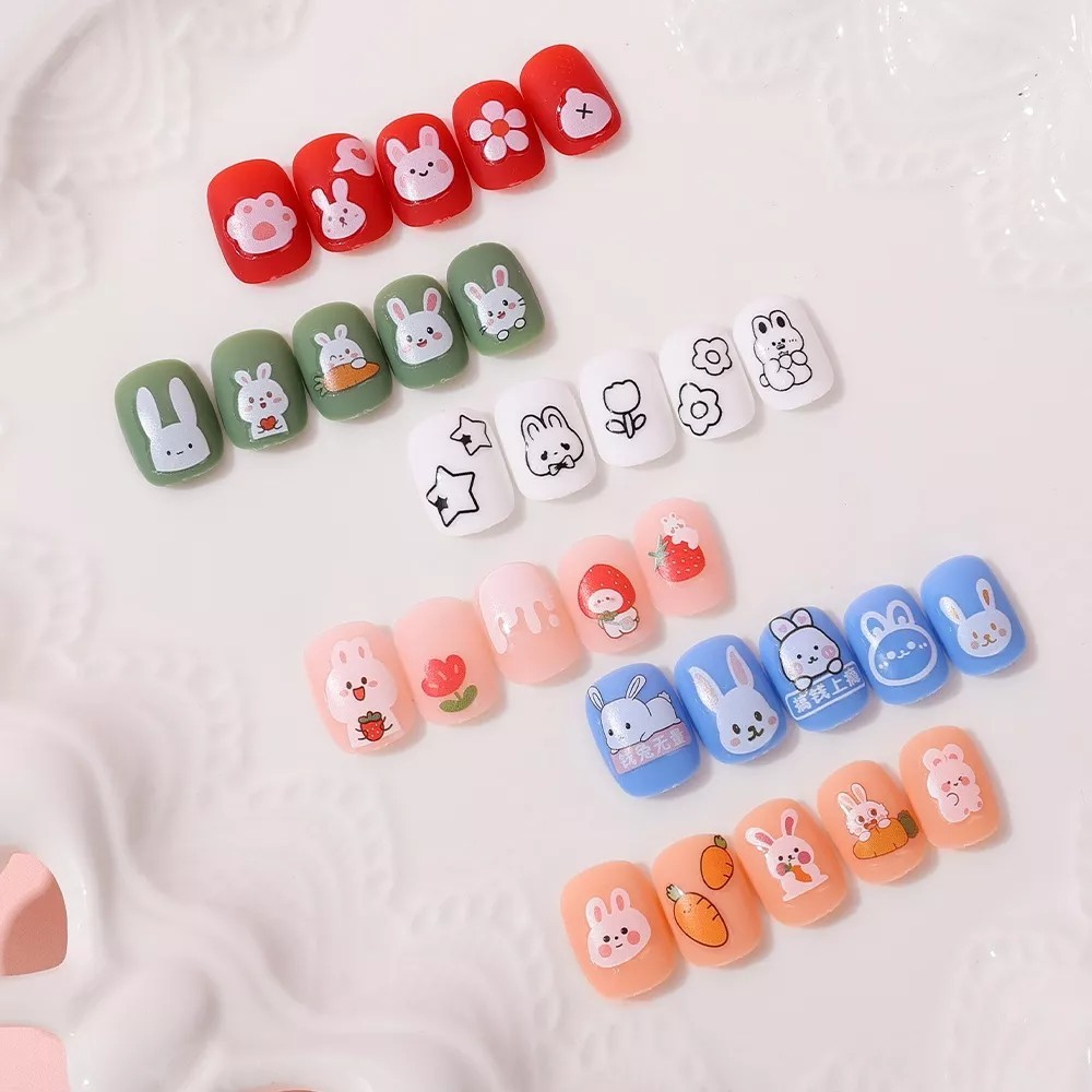 สติกเกอร์ พิมพ์ลายดอกไม้ 3D สำหรับตกแต่งเล็บ - รูปที่ 5