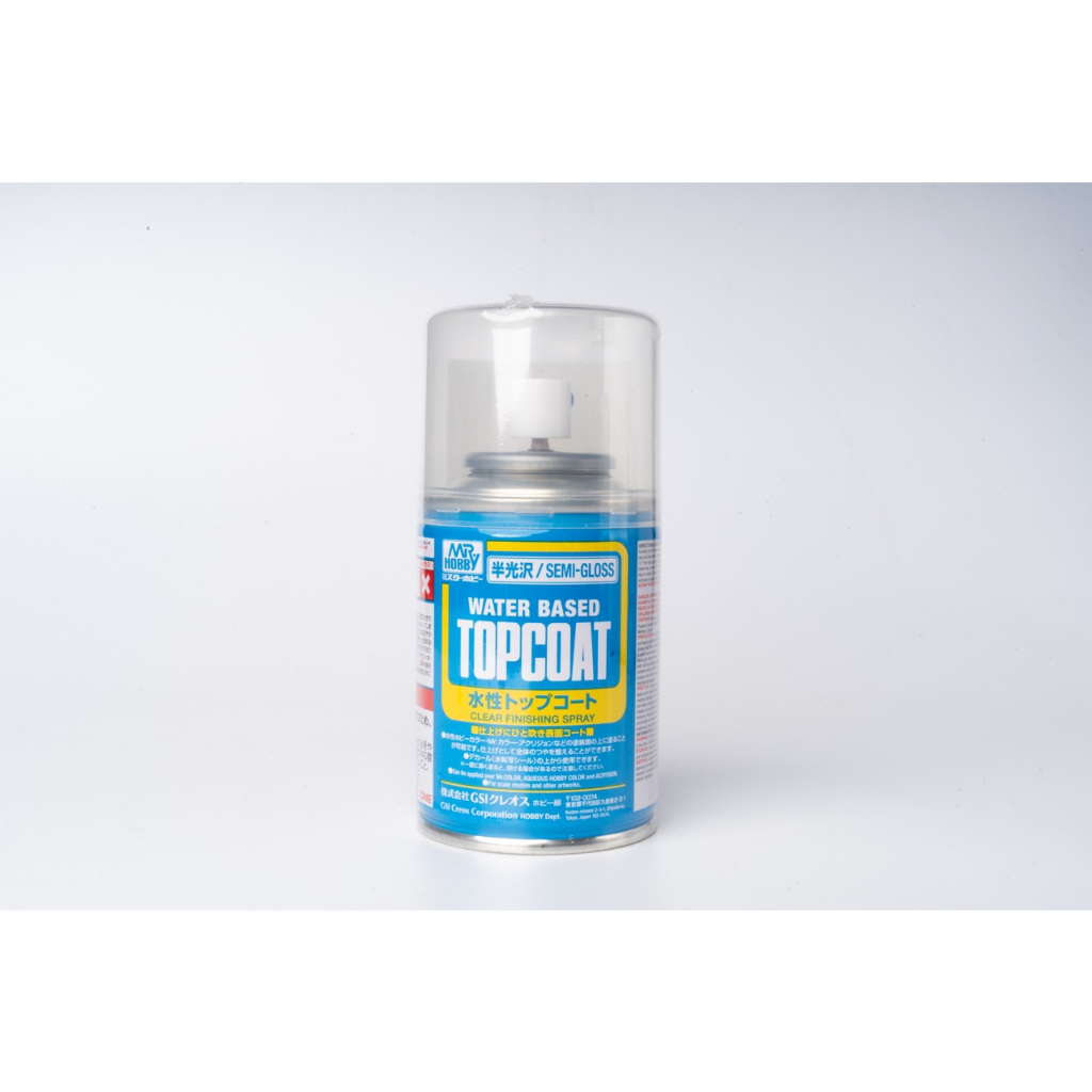 สีสเปรย์ B 502 Mr.Topcoat Semi Gloss เคลือบกึ่งเงาสูตรน้ำ