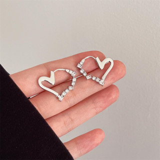 rocky heart hoop - morning.earrings