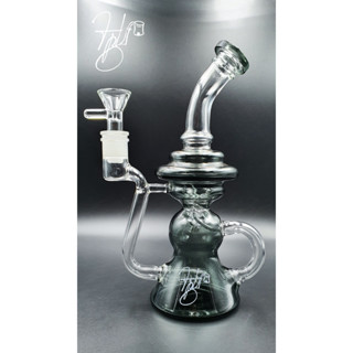 Dab Rig Recycler 8" HTB บ้องแก้วน้ำวน รีไซเคลอร์ แจกันแก้ว BU066