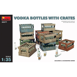 [MiniArt] 1/35 : Vodka Bottles With Crates [MI 35577]