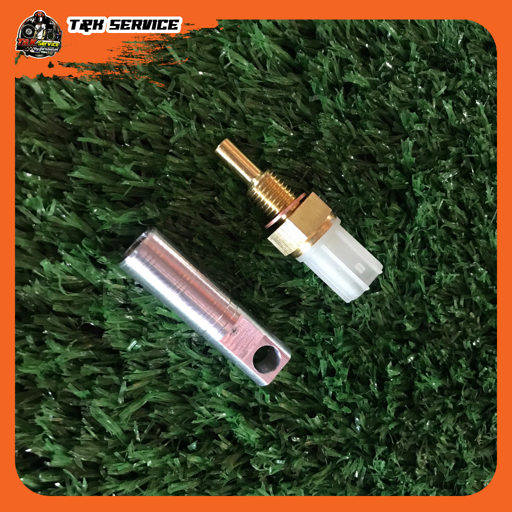 ตัวใส่เซ็นเซอร์วัดและคุมอุณหภูมิ WAVE125 110 และ ตัววัดอุณหภูมิน้ำมันเครื่อง 37750-KPH-701