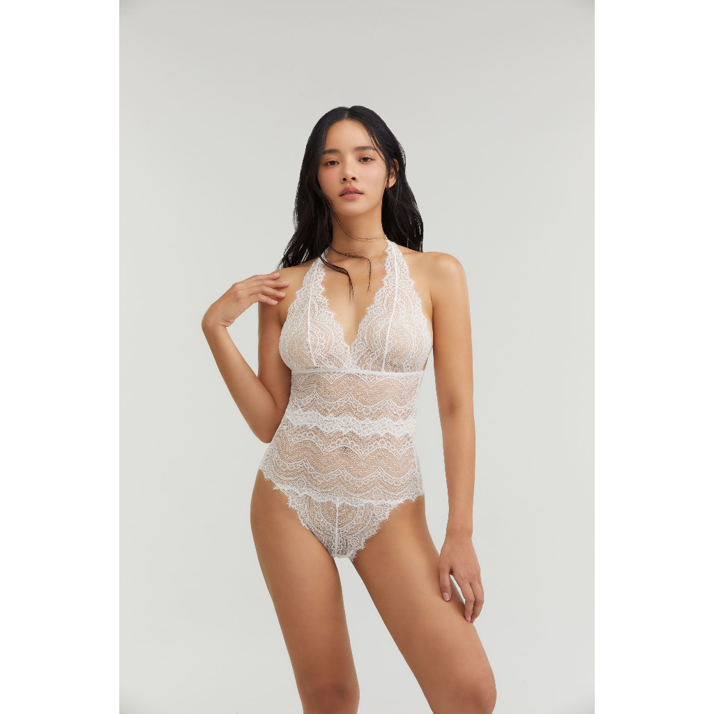 Crush Bodysuit - White