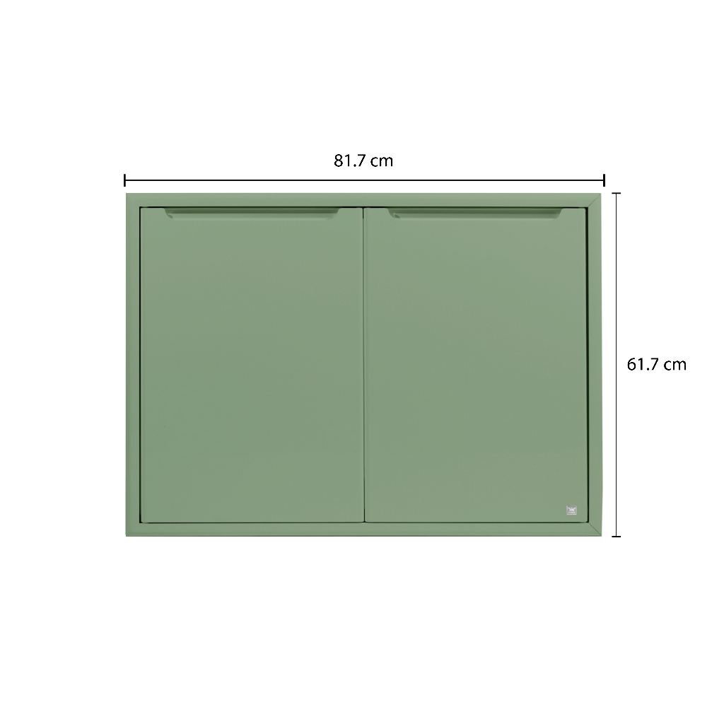King Platinum บานซิงค์คู่ใต้เตา รุ่นเคิร์ฟ / รุ่นเพิร์ล ขนาด 81.7×61.7×8.5 ซม.(พิตาชิโอ)