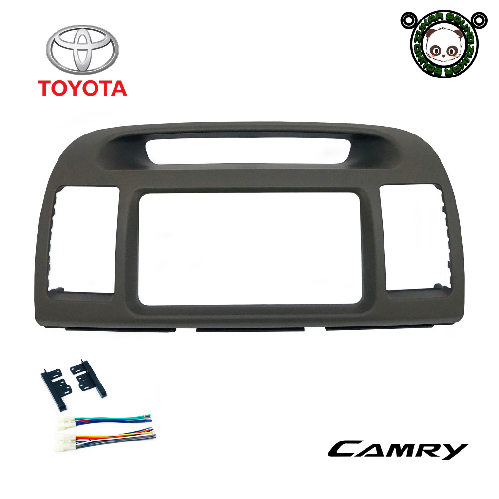 หน้ากากวิทยุ CAMRY ACV30 หน้ากากวิทยุติดรถยนต์ 7" นิ้ว 2 DIN TOYOTA โตโยต้า แคมรี่ ปี 2002-2007 โฉมผู้บริหาร สีเทา