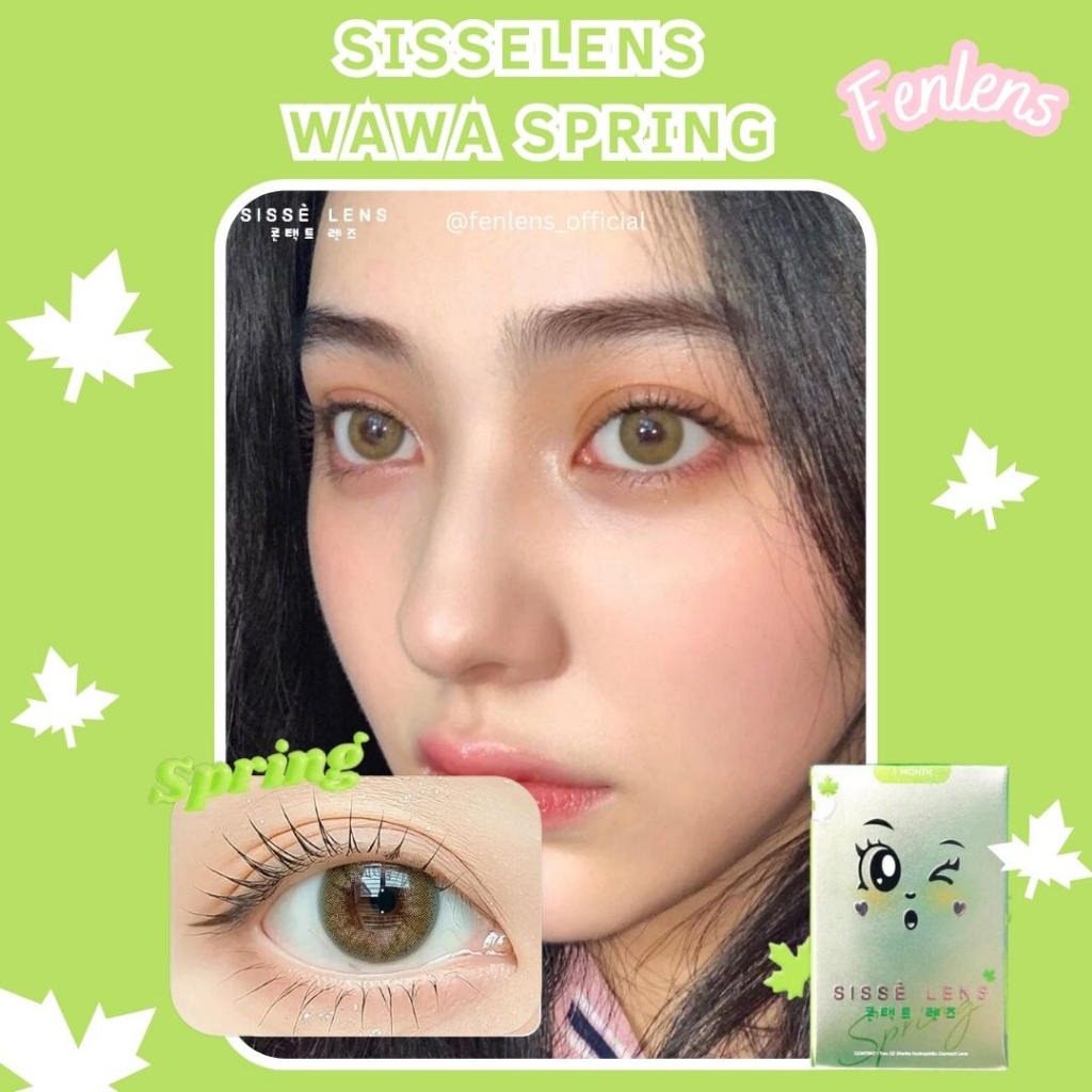 Sissè รุ่นWAWA Spring คอนแทคเลนส์รายเดือนเปลี่ยนทุกเดือนจัดมาให้แล้ว