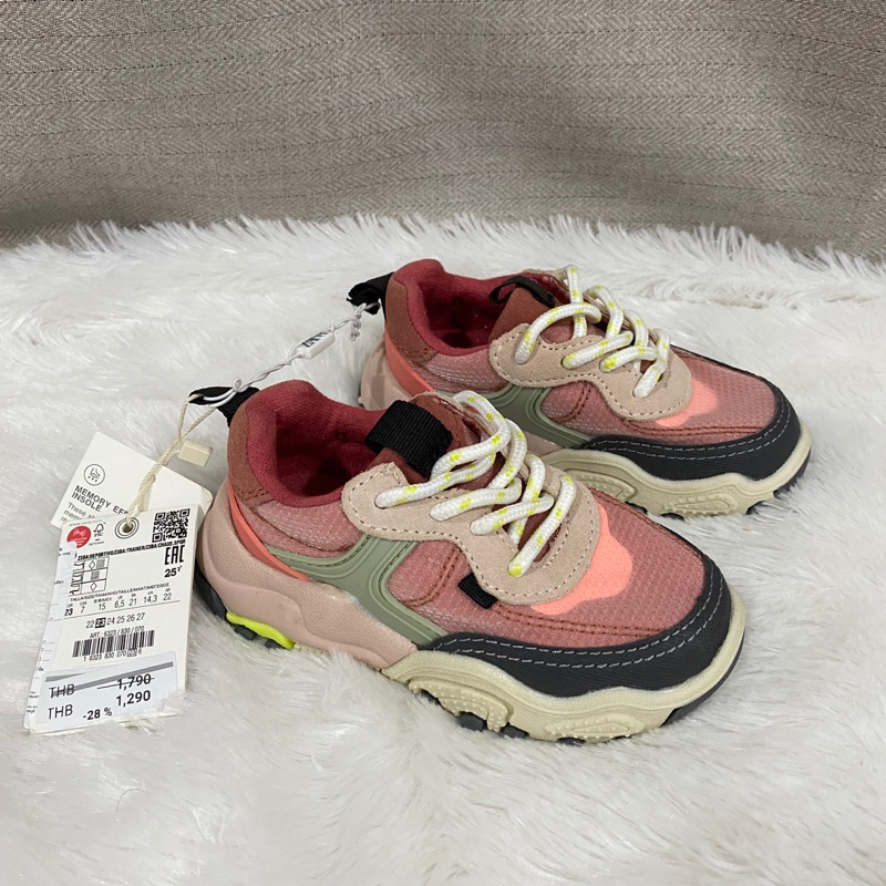 NEW WITH TAG zara เด็กของแท้100% size 14.3CM 23EUR 15MEX