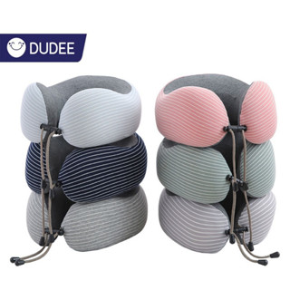 DUDEE หมอนรองคอ Memory foam  หมอนสุขภาพ มีลายสวยงาม