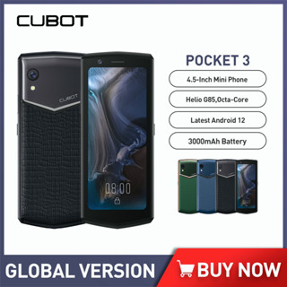 Cubot Pocket 3, 4.5-Inch Mini Smartphone, Helio G85,Octa-Core, NFC, 4GB RAM, 64GB ROM, 3000mAh, 20MP Camera, Dual SIM 4G