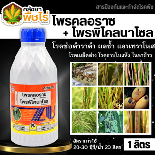 🌽 คูโปรราซ (โพรคลอราซ+โพรพิโคนาโซล) 500ซีซี-1ลิตร ป้องกันเชื้อราแอนแทรคโนส ช่อดอกดำ ผลเน่า กาบใบแห้ง