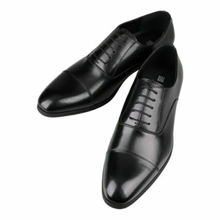 SUIT SELECT Straight Tip Shoes (Black)